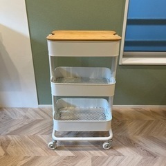 IKEA キッチンワゴン 天板付
