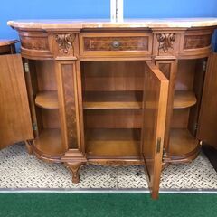 【愛品館八千代店】大理石　コンソールキャビネット　②の画像