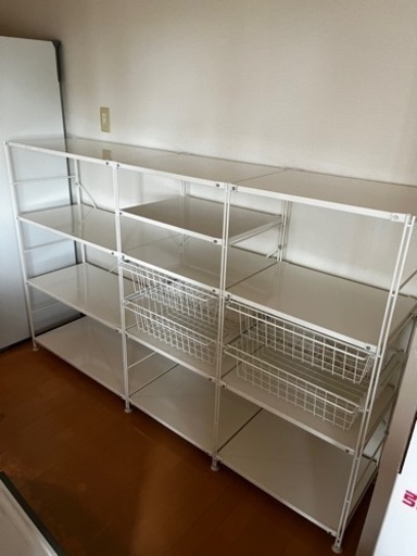スチールユニットシェルフ　無印良品