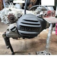 スズキ　チョイノリ　実動エンジン　50cc の画像