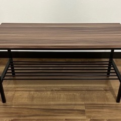 木目風ベンチ型ダイニングチェア【8月20日まで】