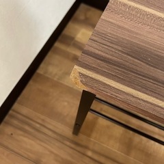 木目風ベンチ型ダイニングチェア【8月20日まで】の画像