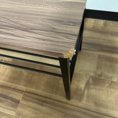 木目風ベンチ型ダイニングチェア【8月20日まで】の画像