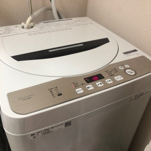 洗濯機　SHARP ES-GE6D