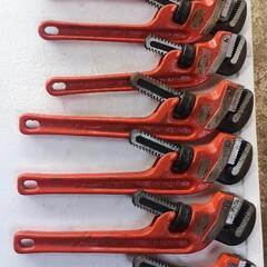 (２つ売れました)リジッド　RIDGID　エンドパイプレンチ