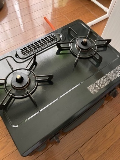 【受け渡し者決定】2口ガスコンロ、LPガス、左高火力用