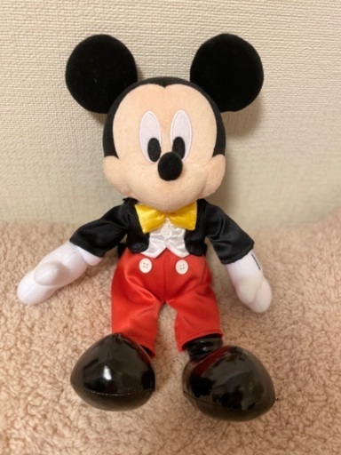 ディズニー　ミッキー　燕尾服ぬいぐるみ