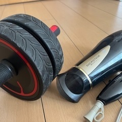 ドライヤーと腹筋ローラー【2個セット】