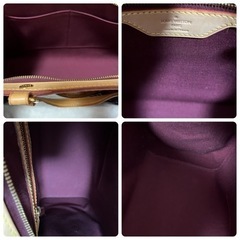 ルイヴィトン 2way ハンドバッグ モノグラムヴェルニ ブレアMM/ルージュフォーヴィスト/保存袋、ショルダーストラップ付きの画像