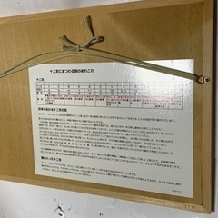 十二支　木工パズル　動物　木製額緑の画像