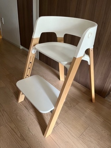 ストッケ ステップス ベビーチェア 2024 白 STOKKE ステップスチェア