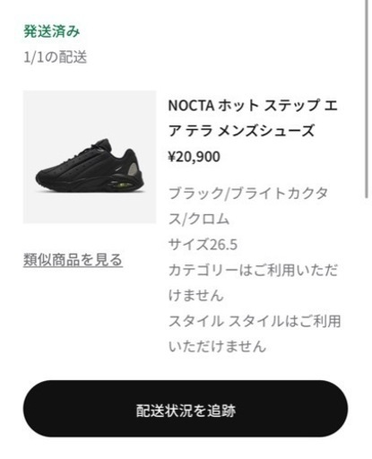 NIKE NOCTA HOT STEP AIR TERRA スニーカー