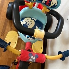 お値下げ致しました　ミッキー　三輪車　押し車