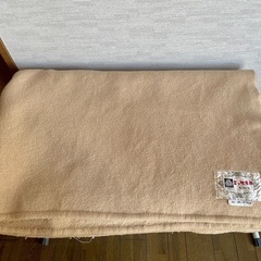 ニッケ毛布 シングル ウール100%