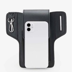 【新品未使用】携帯ポケット？　黒の画像