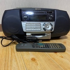 決まりました‼️AIWA CD MD ラジカセ　ジャンク
