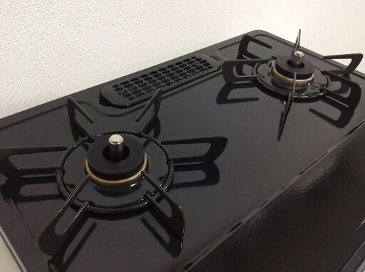 （10/1受渡済）JT7317【RINNAI/リンナイ ガスコンロ LPガス】美品 2023年製 RT64JH6S2-GR 家電 キッ