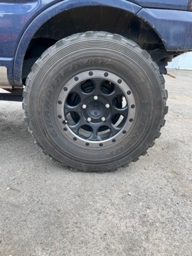 ジムニー　タイヤ、ホイールセット！グランドレックMT2 7.50r16 バリ目！！
