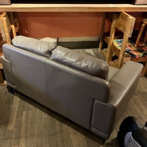 北海道  帯広  2人掛けソファー  グレー  家具  ソファー  モノココ  モノココ帯広店