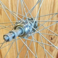 27インチノーパンク前後車輪セット 変速機付き対応の画像