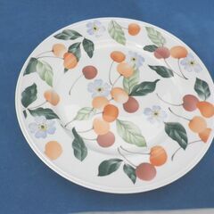 ビレロイ＆ボッホ Amigo さくらんぼ プレート 直径21cm 4枚セット レトロ ヴィンテージ Villeroy&Boch サクランボ 札幌 西岡店の画像