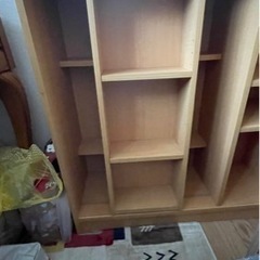 スライド式 可変可能3段本棚の画像