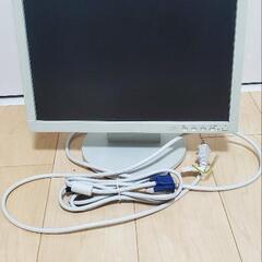 【無料】PCモニター　NEC  17インチ VGA端子付きの画像