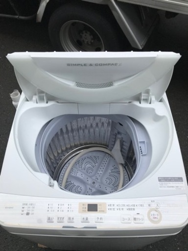 19年製SHARP縦型洗濯機6kg！