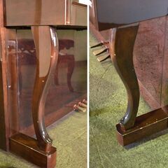 【処8/11】≪yt783ジ≫ GRATIAE/グラチア アップライトピアノ PU-120WSC 椅子付属 猫脚/猫足 PACO PIANO/パコ リペアベース/現状品 50805-03の画像