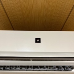 シャーププラズマクラスターエアコン　2017年製の画像