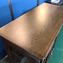 【愛品館八千代店】上川木工　ガラスキャビネットの画像