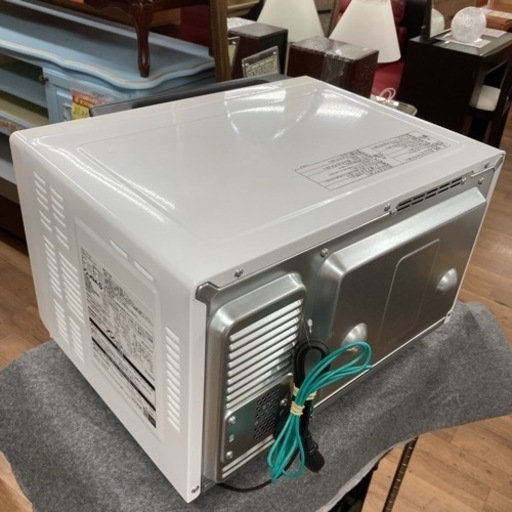 S202 ⭐  HITACHI MRO-F5Y-W [オーブンレンジ 縦開き 18L ホワイト]⭐動作確認済⭐クリーニング済