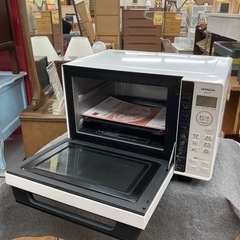 S202 ⭐ HITACHI MRO-F5Y-W [オーブンレンジ 縦開き 18L ホワイト