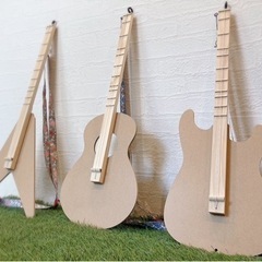 夏休み工作教室🌻🎸〜かんたんギターを作ろう！〜の画像