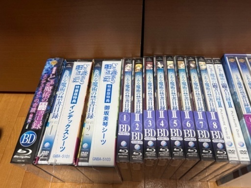 アニメ　とある魔術の禁書目録DVD、Blu-rayセット　1期2期3期+劇場版
