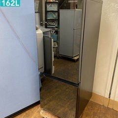 I621 🌈 2022年製の美品♪ Hisense 冷蔵庫 (162L) ⭐ 動作確認済 ⭐ クリーニング済