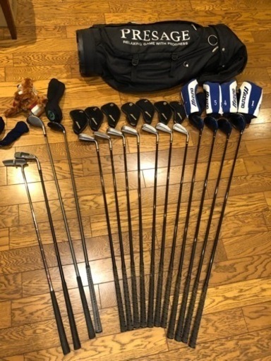 メンズ　ゴルフセット　中古　バッグ　ボール　ピン付