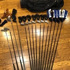 メンズ　ゴルフセット　中古　バッグ　ボール　ピン付