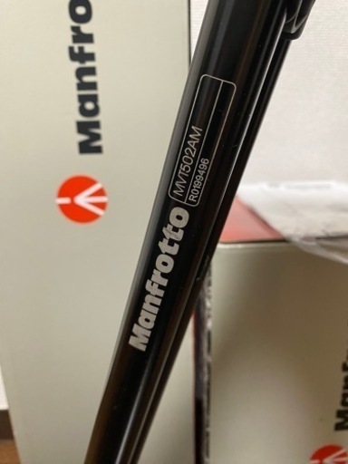 Manfrotto マンフロット ビデオ三脚 (MVT502AM + MVH502AH) ビデオ雲台