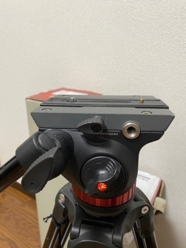 Manfrotto マンフロット ビデオ三脚 (MVT502AM + MVH502AH) ビデオ雲台