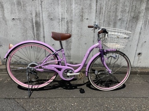 26型　6速　子供用　自転車