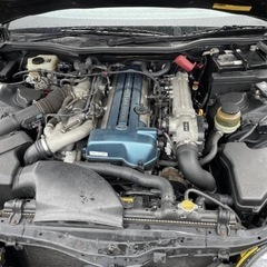 【2JZ ターボ・12万km  後期 】アリスト  V300 ターボ　純正ブラック　ベルテックス　JZS161 JZX チェイサーの画像