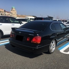 【2JZ ターボ・12万km  後期 】アリスト  V300 ターボ　純正ブラック　ベルテックス　JZS161 JZX チェイサーの画像