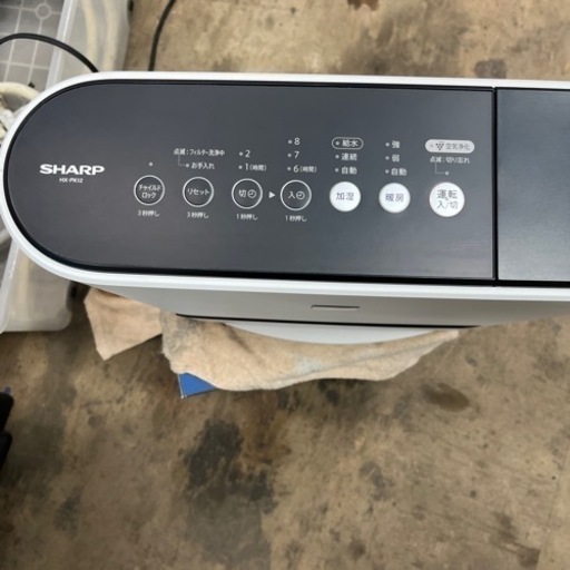 今のうちに❗️【簡易清掃・通電確認済】加湿セラミックファンヒーター シャープ/SHARP  HX-PK12-W 2021年製