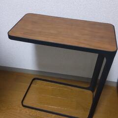 山崎実業 サイドテーブル フレーム ブラック 7203の画像