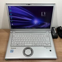 美品＞　高性能 Panasonic レッツノート CF-LV８ 8GB / SSD 256 /i5 office Win11　第８世代