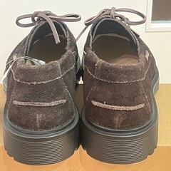 定価4990円【新品未使用】リアルレザーデッキシューズ GU 28cmの画像