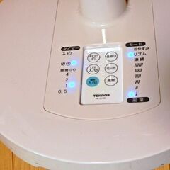 ★TEKNOS DCモータリビング扇風機 KI-321DC(リモコン紛失)の画像