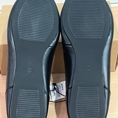 定価3990円【新品未使用】リアルレザーフラットシューズ GU 28cmの画像