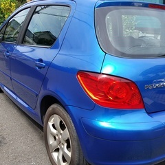 プジョー３０７MT車　エーゲ・ブルー　車検来年６月まで【最終値下げ】の画像